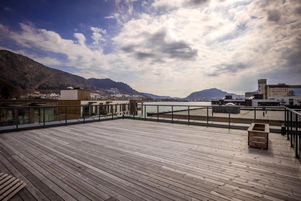 New Penthouse Apartment With Sea View In Bergen Centrum Luaran gambar